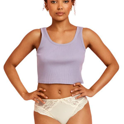 Kayser Classic Lace Hi Cut - Ivory