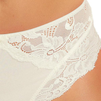 Kayser Classic Lace Hi Cut - Ivory