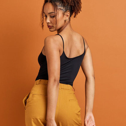 Kayser Clean Cut Modal Bodysuit - Black - OhYouLuckyDuck.com.au