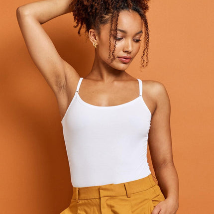 Kayser Clean Cut Modal Bodysuit - White - OhYouLuckyDuck.com.au