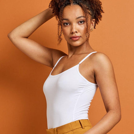 Kayser Clean Cut Modal Bodysuit - White - OhYouLuckyDuck.com.au
