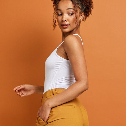 Kayser Clean Cut Modal Bodysuit - White - OhYouLuckyDuck.com.au