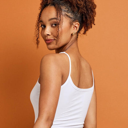 Kayser Clean Cut Modal Bodysuit - White - OhYouLuckyDuck.com.au