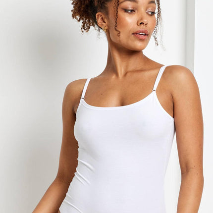 Kayser Clean Cut Modal Bodysuit - White - OhYouLuckyDuck.com.au