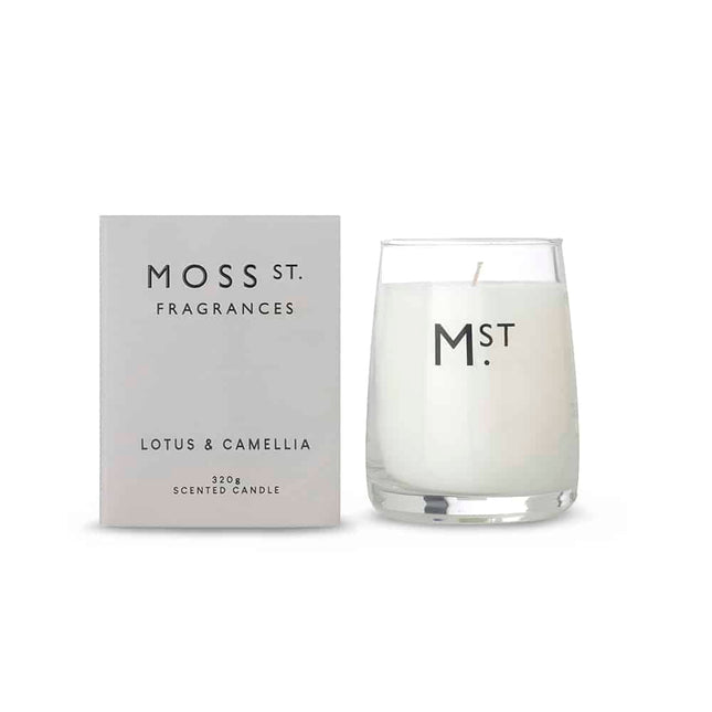 Moss St. Fragrances Lotus and Camelia Candle 320G