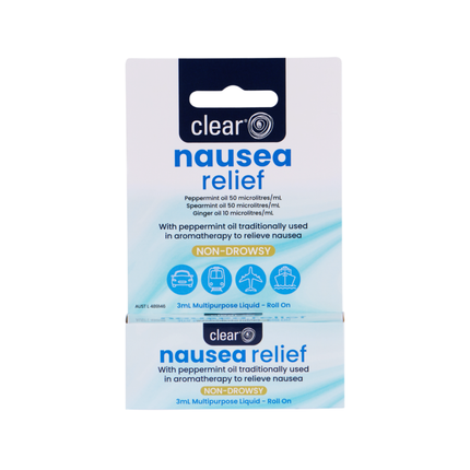 Clear Nausea Relief Inhaler with Essential Oils 3ML