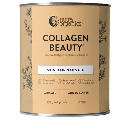 Nutra Organics Collagen Beauty Caramel 225g