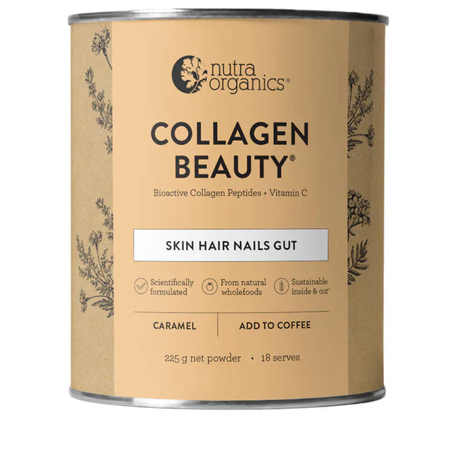 Nutra Organics Collagen Beauty Caramel 225g
