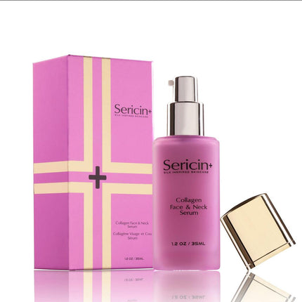 Sericin+ Silk Infused Collagen Face & Neck Serum - OhYouLuckyDuck.com.au