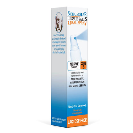 Martin and Pleasance Schuessler Combination 5 Nerve Tonic Oral Spray 30ml