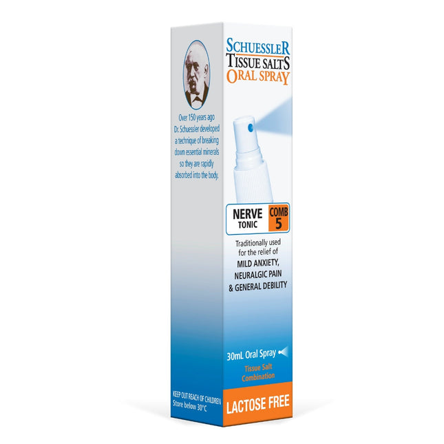 Martin and Pleasance Schuessler Combination 5 Nerve Tonic Oral Spray 30ml