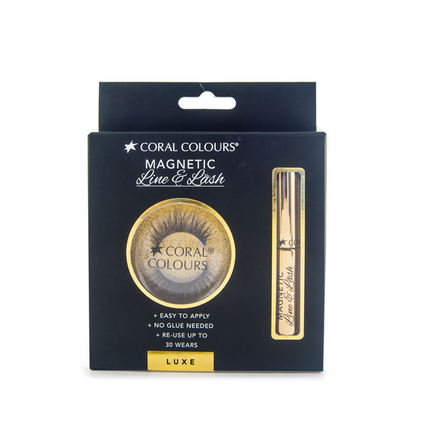 Coral Colours Magnetic Eyelashes - Luxe - OhYouLuckyDuck.com.au