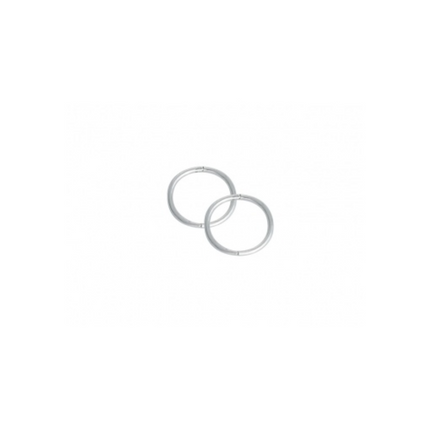 Adnohr Sleeper Plain Small 12Mm Stg. Silver 840
