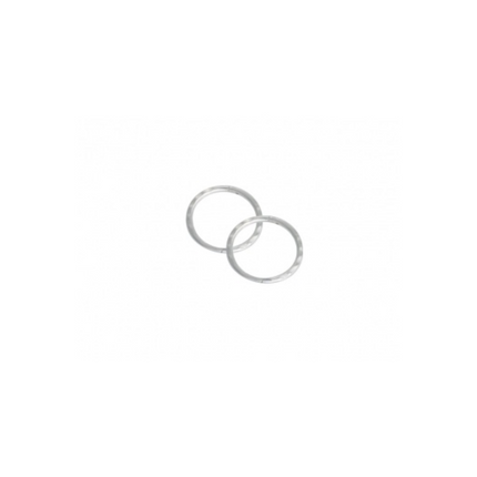 Adnohr Sleeper Facet Small 12Mm Stg. Silver 841