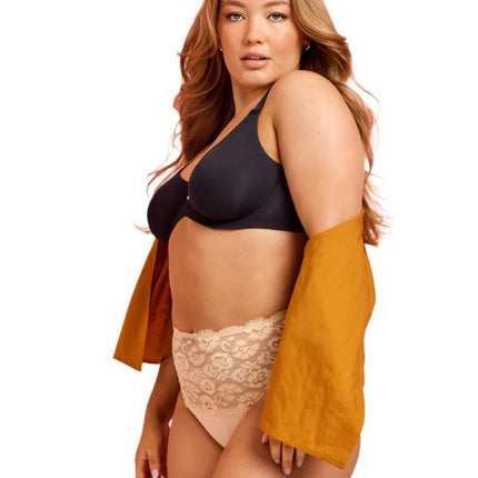Kayser 465 Cotton & Lace Full Brief - Latte - OhYouLuckyDuck.com.au