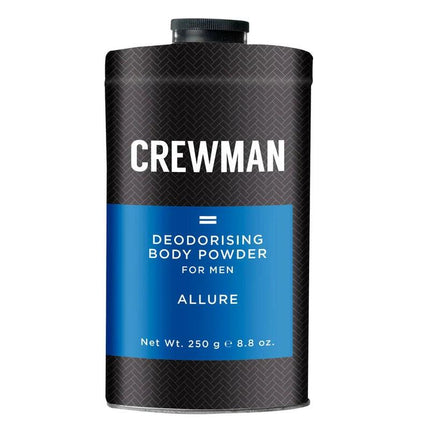 Crewman Mens Allure Talc Free Body Powder 250g - OhYouLuckyDuck.com.au