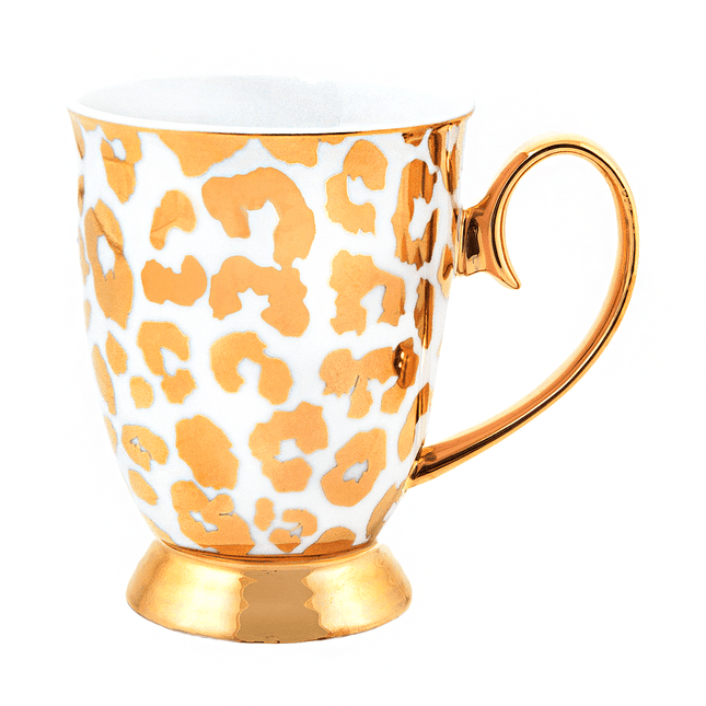Cristina Re Louis Leopard Gold Mug 300ml