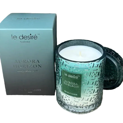 Le Desire Aurora Horizon Candle Sea Salt Cassis