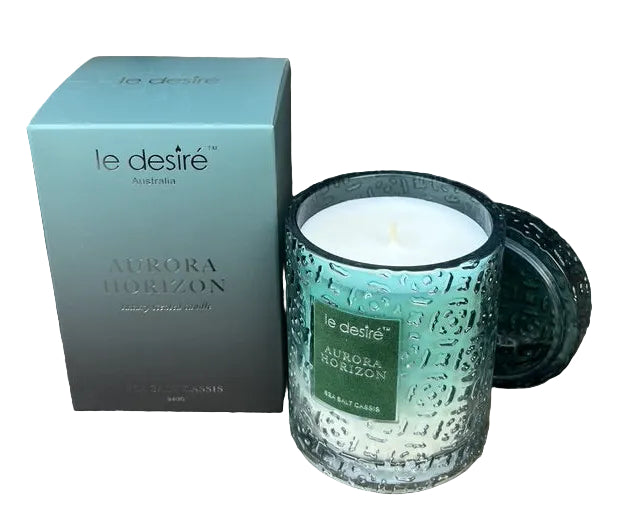Le Desire Aurora Horizon Candle Sea Salt Cassis