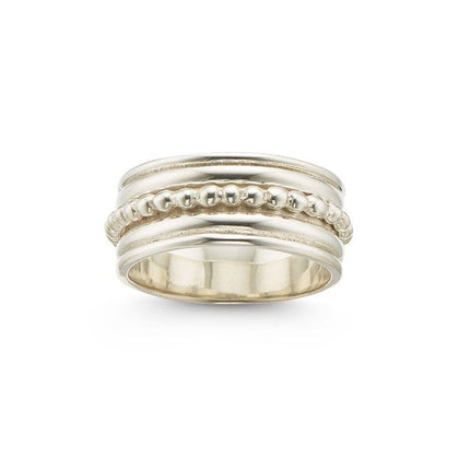 Palas Intentions Meditation Spinning Ring for Mindfulness and Anxiety Relief Size 7