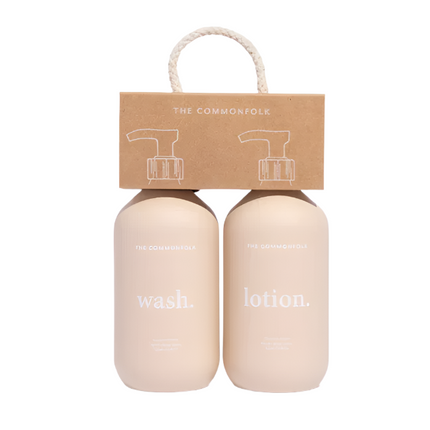 Commonfolk Wash & Lotion Kit Nude Sage Saffron & Amber