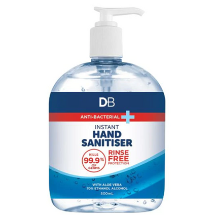 DB Anti Bacterial Hand Sanitiser 500ml - OhYouLuckyDuck.com.au