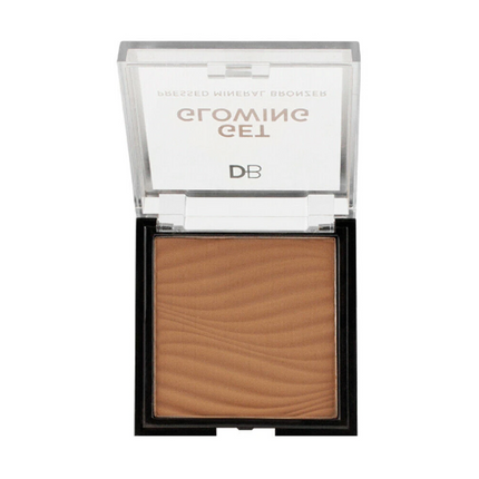 DB Cosmetics Get Glowing Pressed Mineral Bronzer Tahiti Tan - OhYouLuckyDuck.com.au