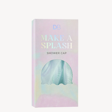 DB Cosmetics Make A Splash Shower Cap Bubble Gum - OhYouLuckyDuck.com.au
