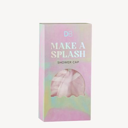 DB Cosmetics Make A Splash Shower Cap Strawberry Summer - OhYouLuckyDuck.com.au