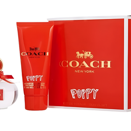 Coach Poppy 2PC Gift Set EDP 100ML Body Lotion