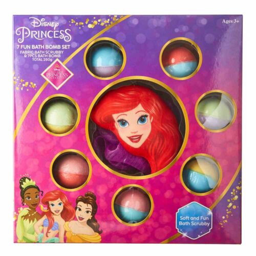 Disney Princess 7 Fun Day Bath Bomb Set 350G