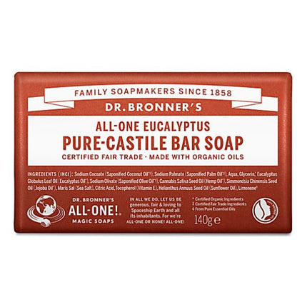 Dr Bronner Bar Eucalyptus 140g