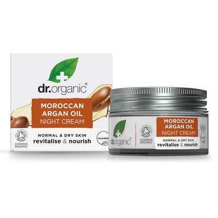 Dr Organic Night Cream Moroccan Argan Oil 50mL