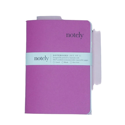 Fuschia and Rose A6 Notebooks Set of 2
