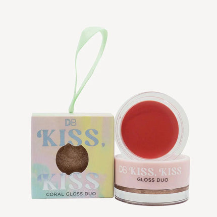 DB Kiss Kiss Coral Gloss Pot - OhYouLuckyDuck.com.au