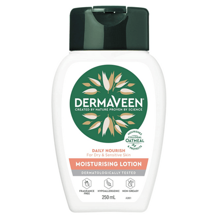 Dermaveen Daily Nourish Moisturising Lotion 250ml - Cosmetics Squad