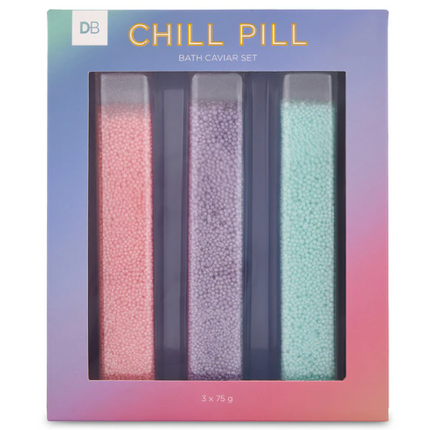 Designer Brands 3-Piece Chill Pill Bath Caviar Set - OhYouLuckyDuck.com.au