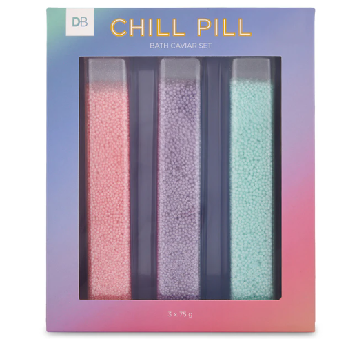 Designer Brands 3-Piece Chill Pill Bath Caviar Set - OhYouLuckyDuck.com.au