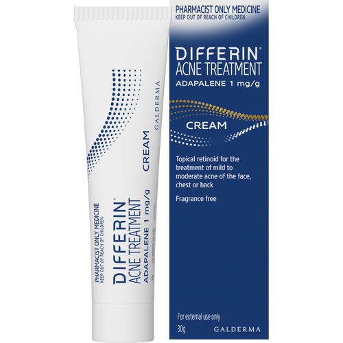 Differin Adapalene 0.1 Percent Acne Treatment Cream 30G