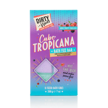 Dirty Works Fizzy Bath Cubes 200g - OhYouLuckyDuck.com.au