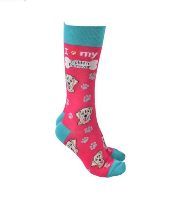 Sock Society Golden Retriever Dog Socks