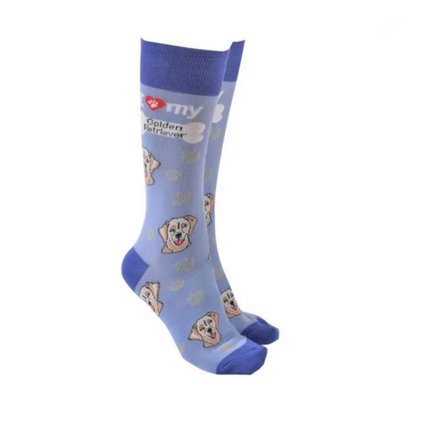Sock Society Golden Retriever Dog Socks