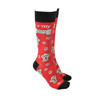 Sock Society Golden Retriever Dog Socks