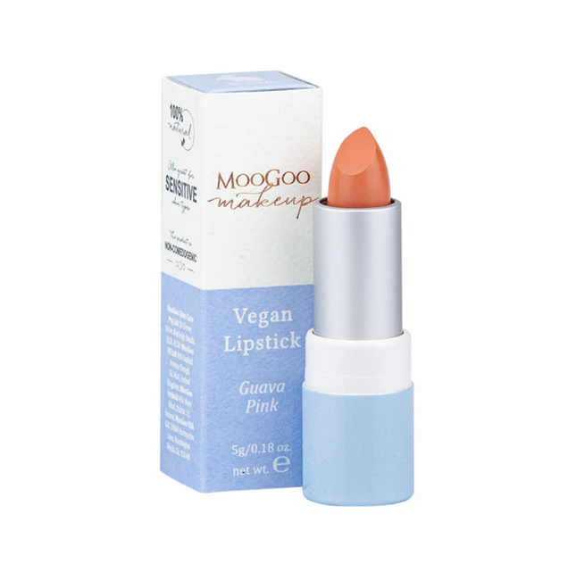 Moogoo Guava Pink Lipstick 5g - OhYouLuckyDuck.com.au
