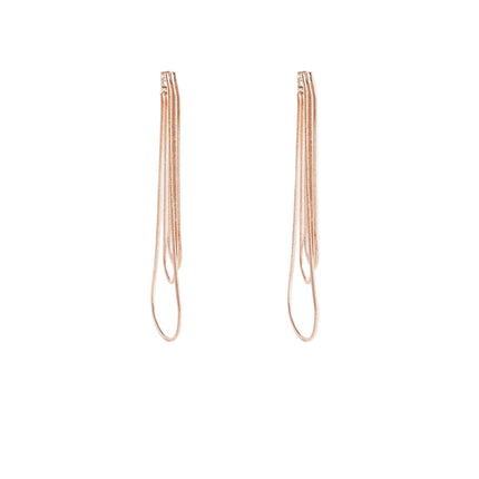 Elk Lans Drop Earrings with Contemporary Organic Shape