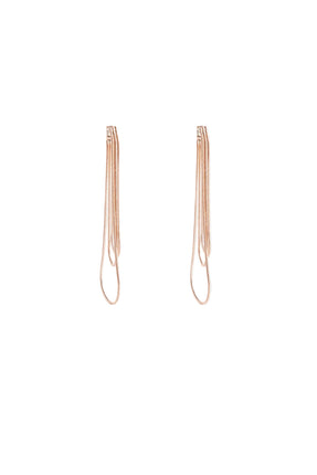 Elk Lans Drop Earrings with Contemporary Organic Shape