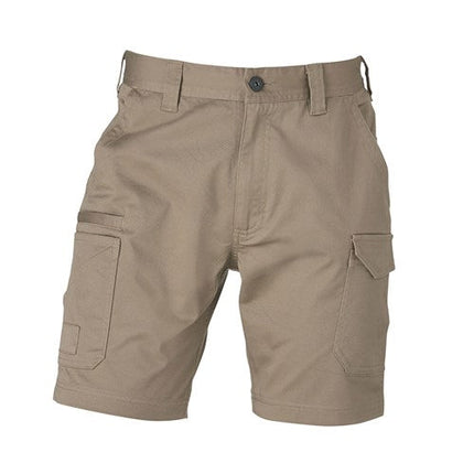 Eleven Workwear Cargo Stretch Work Short Khaki