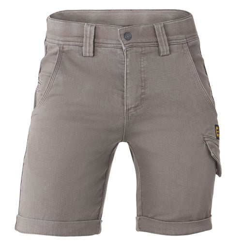 Eleven Workwear Fusion Knit Cargo Work Short Tarmac
