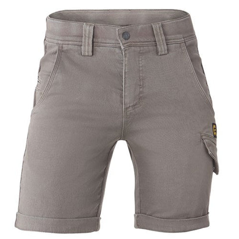 Eleven Workwear Fusion Knit Cargo Work Short Tarmac