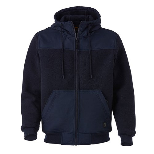 Eleven Workwear Heavy Weight Polar Fleece Jacket Navy